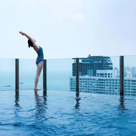 Central Pattaya - Sea View Large Balcony Condo With Infinity Pool Zewnętrze zdjęcie