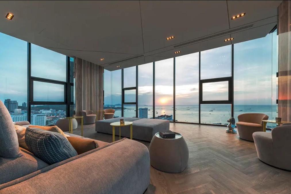 Central Pattaya - Sea View Large Balcony Condo With Infinity Pool Zewnętrze zdjęcie