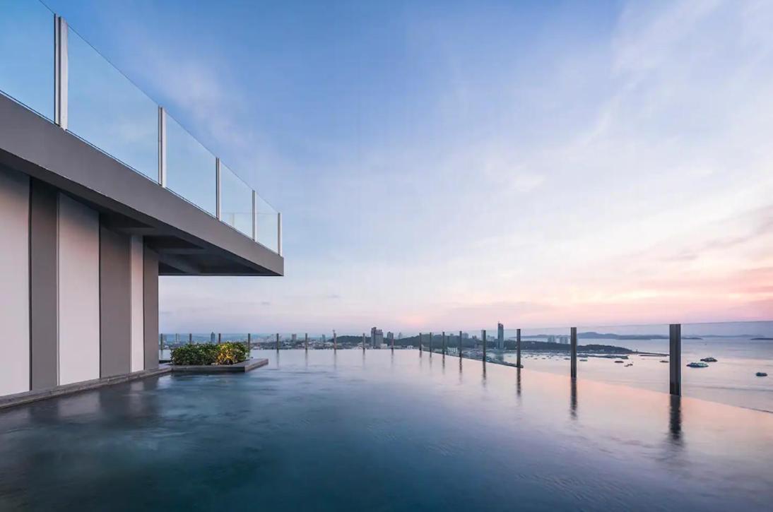 Central Pattaya - Sea View Large Balcony Condo With Infinity Pool Zewnętrze zdjęcie