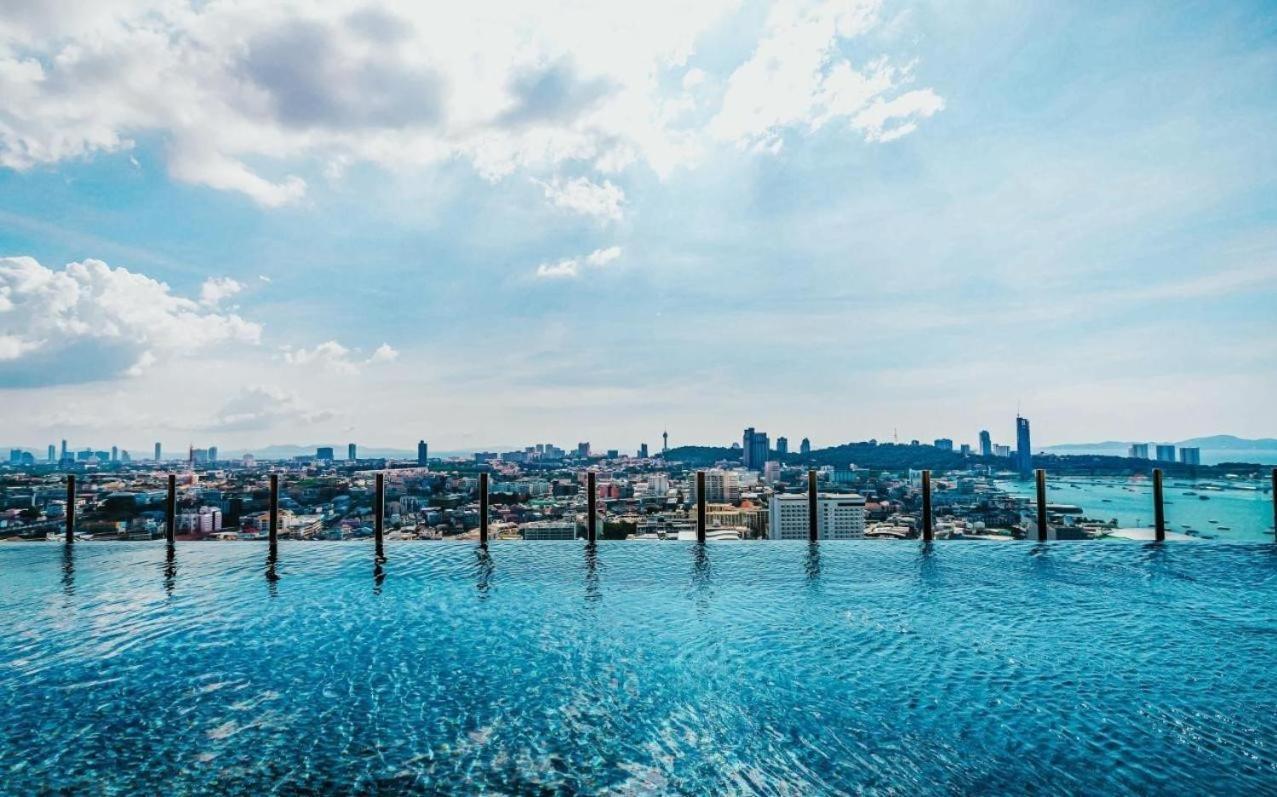 Central Pattaya - Sea View Large Balcony Condo With Infinity Pool Zewnętrze zdjęcie