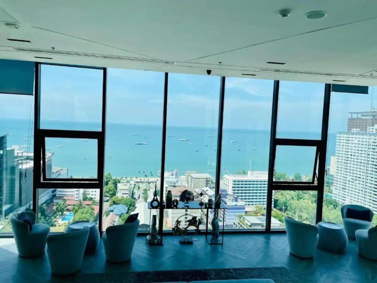 Central Pattaya - Sea View Large Balcony Condo With Infinity Pool Zewnętrze zdjęcie