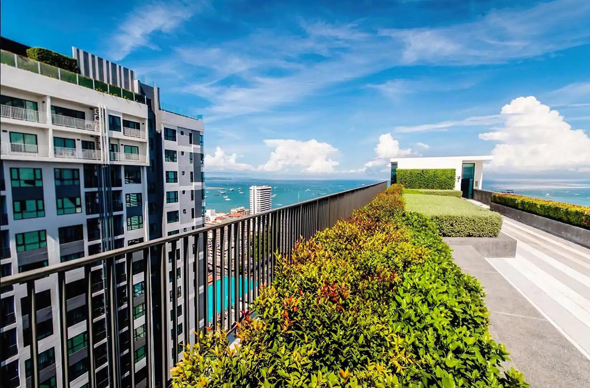 Central Pattaya - Sea View Large Balcony Condo With Infinity Pool Zewnętrze zdjęcie