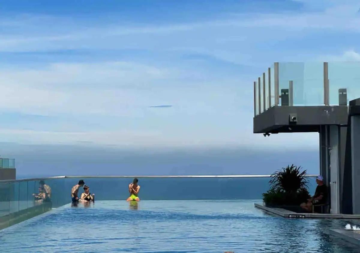 Central Pattaya - Sea View Large Balcony Condo With Infinity Pool Zewnętrze zdjęcie